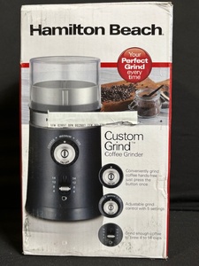 lot 260 image: Hamilton Beach 80393FG Custom Grind Coffee Grinder - 4-14 Cups