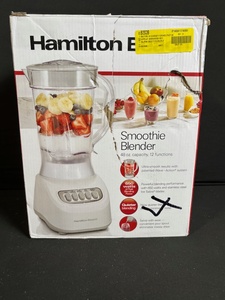 lot 298 image: Hamilton Beach Smoothie Blender - 48 oz Capacity, 650 W, 12 Functions