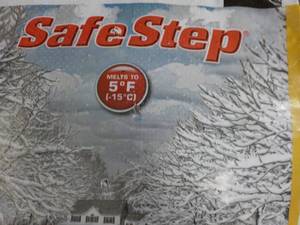 lot 24 image: 1 bag 50 lbs. Safe Step Rock SaltH...