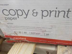 lot 34 image: Office Depot 5000 Sheets Copy and P...