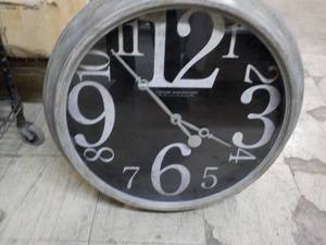 lot 59 image: Wall Clock 25 Diameter Double AA B...