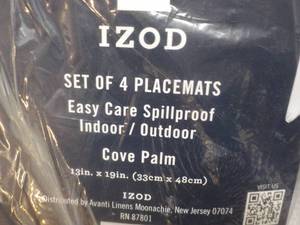 lot 61 image: Set of 4 Izod IndoorOutdoor Cove P...