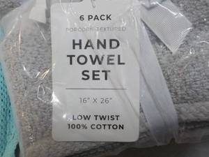 lot 87 image: 6 pack Hand Towel Set New from JCP...