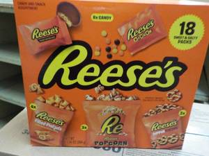 lot 109 image: Box of Reeses 18 Sweet and Salty P...