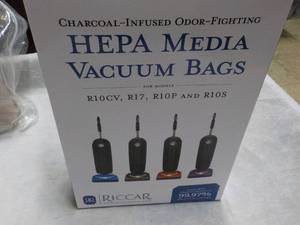 lot 134 image: 6 Hepa Media Vacuum Bags...