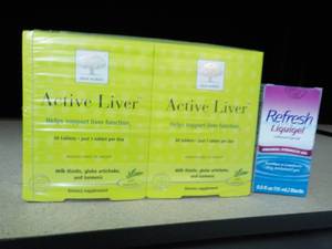 lot 190 image: Active Liner Supplement and Eye Dro...