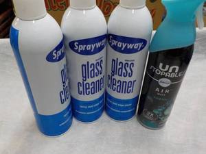 lot 196 image: Spray way Glass Cleaner and Air Mis...