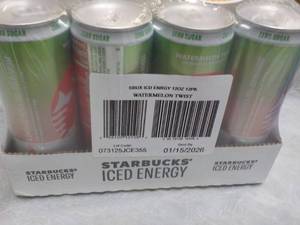 lot 209 image: 12 pack Starbucks Iced Energy...