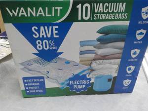 lot 213 image: Wanalit 10 Vacuum Storage Towels...