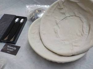 lot 218 image: Stainless Steel Spoons, Colander an...