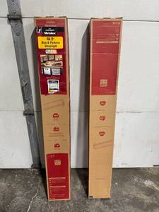 lot 80 image: Metalux 46.9 in LED Black Pattern Shoplight 4000 Lumen 2 Lamp Equivalent - Set of 2