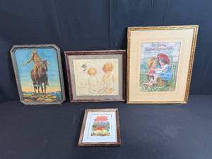 lot 94 image: Collection of Framed Art Prints and Lithographs