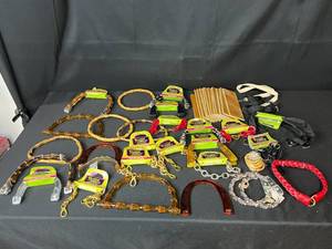 lot 140 image: Collection of Purse Handles and Bag Crafting Hardware