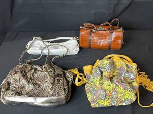 lot 143 image: Collection of Assorted Handbags in Various Styles and Materials
