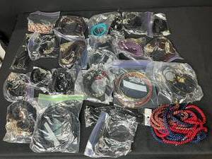 lot 215 image: Lot of Jewelry Cord Necklaces, Rope Necklaces, and Beading Cord in Assorted Styles