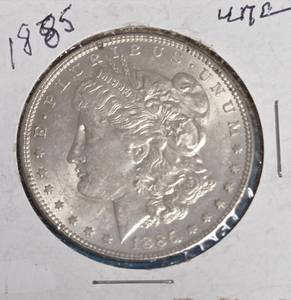 lot 27 image: 1885 - Silver Morgan - Uncirculated Condition