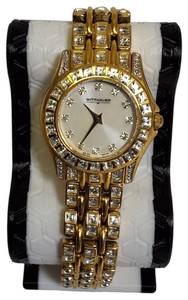 lot 12 image: Wittnauer    1990s Gold -Tone Ladies wristwatch with Crystal accents
