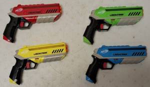 lot 50 image: Nerf  Laser Strike 4 Pack
