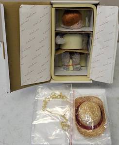 lot 62 image: Vintage Collectors Campbells Kids Little Cowboy Porcelain Doll - 1997 - by The Danbury Mint