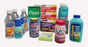 lot 86 image: Medicine Cabinet Supplies - NEW slightly outdated