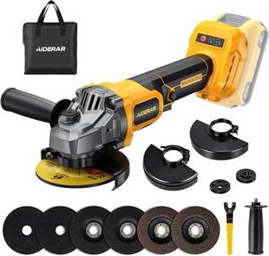 lot 2 image: Aiderar 4 12 Cordless Angle Grinder Tool