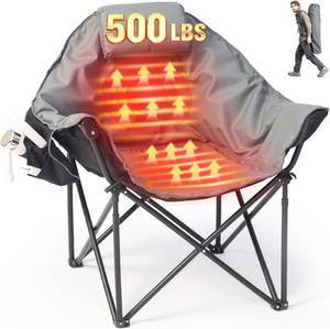 Ceamorfco Oversized Heated Camping Chair