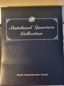 lot 308 image: Statehood Quarters Collection Postal Commemorative Society Album