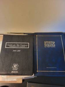 lot 309 image: Celebrate the Century and Stars & Stripes US Mint Stamp Albums