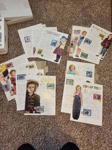 lot 310 image: Shirley Temple Stamp and Card Collection Featuring Classic Films