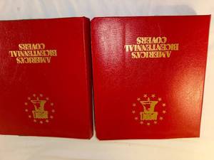 lot 381 image: Americas Bicentennial Covers - 2-Box Set with First Day Covers & Enclosures