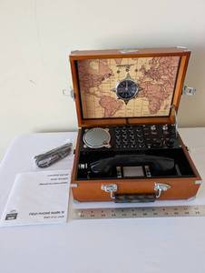 lot 10 image: Spirit of St. Louis Field Phone Mark IV with Case and Accessories