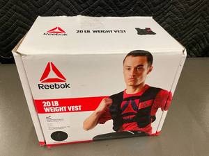 lot 6 image: Reebok 20-lb Weight Vest