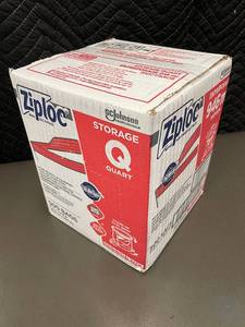 lot 10 image: Ziploc Storage Quart Bags - 500 Count - BPA-Free