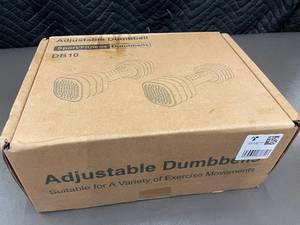 lot 22 image: 2x DB10 Adjustable Dumbbell Set