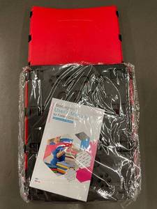 lot 36 image: BoxLegend Folding Clothes Organizer - RedBlack