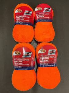 lot 84 image: Mpls - Detailers Choice 2-in-1 Scrubber Sponges, Set of 4