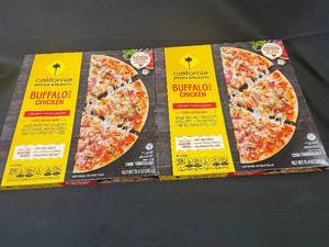 lot 23 image: B - Buffalo Chicken Crispy Thin Crust Pizza Kit - California Pizza Kitchen