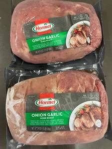 lot 152 image: Hormel Onion Garlic Pork Roast - 24 oz (1.5 lb) Each (Lot of 2)