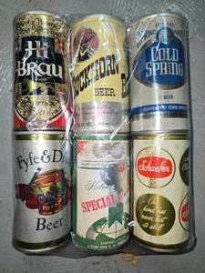 lot 9 image: 6 beer cans
