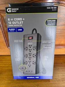 lot 70 image: NEW Commercial Electric 6 Cord