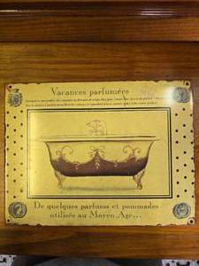 lot 43 image: Tin sign, Bathroom sign