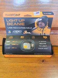 lot 56 image: NEW Farpoint light up beanie