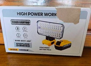 lot 23 image: Dewalt Capible LED worklight