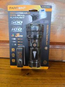 lot 40 image: NEW Farpoint rechargable flashlight