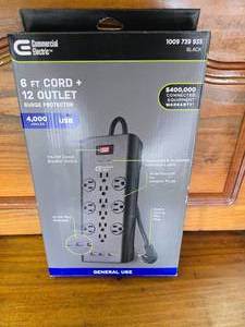 lot 75 image: NEW Commercial Electric 6 Cord