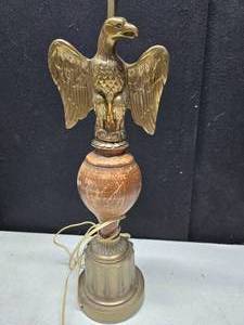 lot 102 image: Eagle on Lamp, beautiful