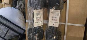 lot 3 image: Lot of a Pair of 15LB Neoprene Dumbbells (NEW)