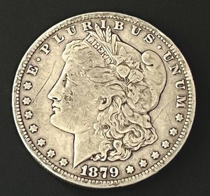 lot 10 image: 1879-O Morgan Silver Dollar