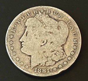 lot 32 image: 1881-O Morgan Silver Dollar