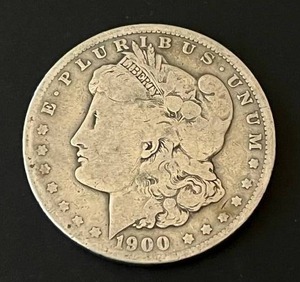 lot 33 image: 1900-O Morgan Silver Dollar